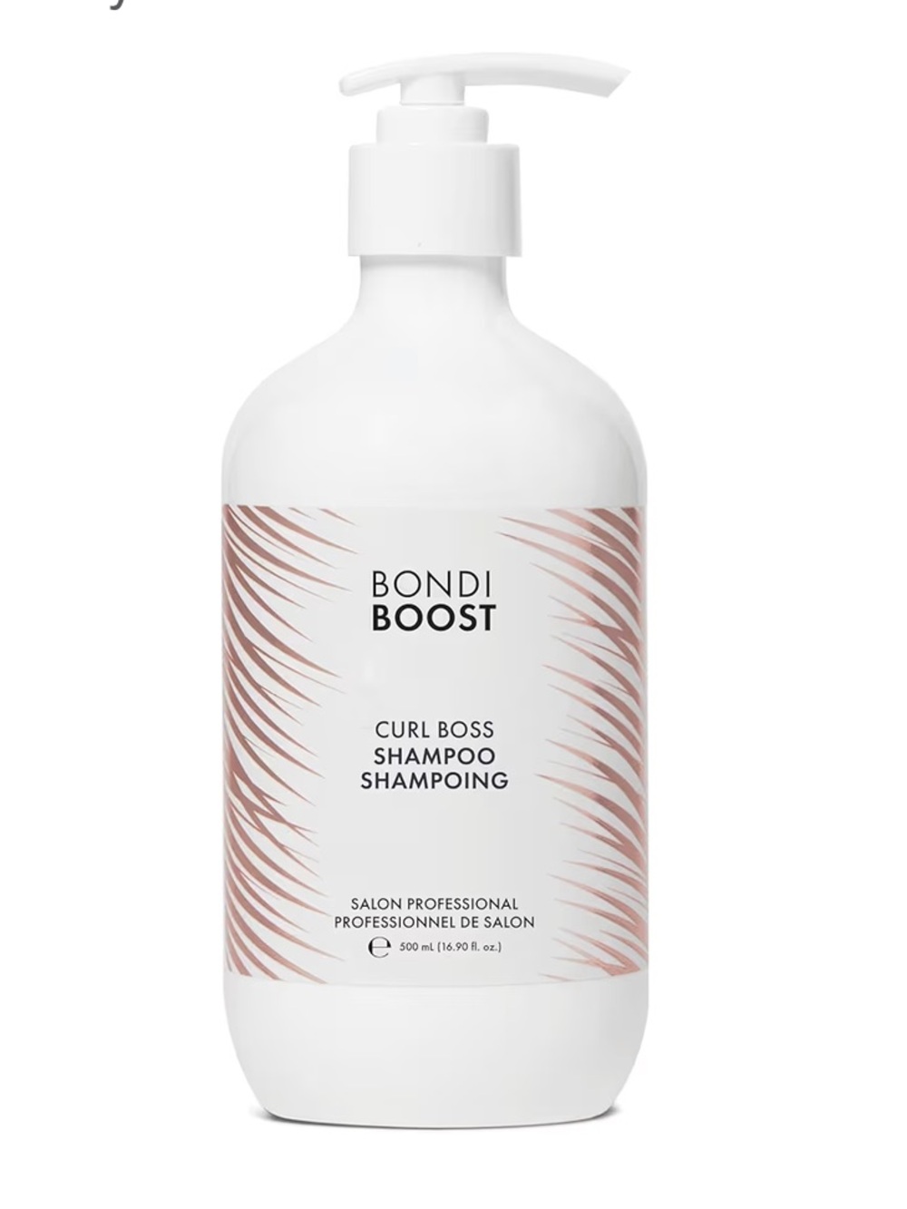 BondiBoost Curl Boss Shampoo — White with Rose Gold Accent